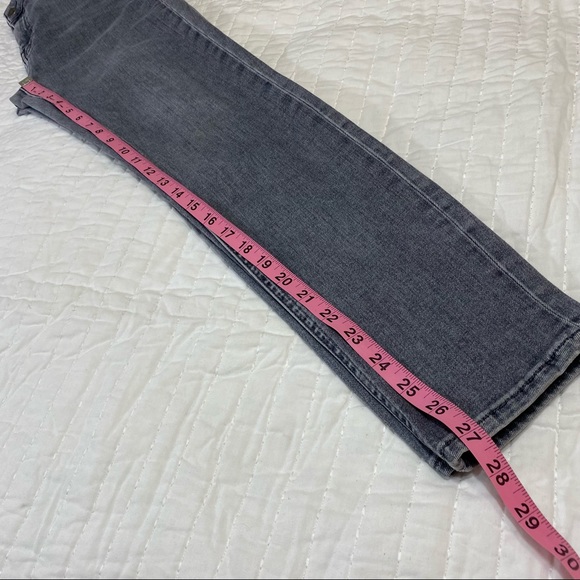 Mih Jeans High Rise Skinny Ankle Wayfarer Grey Bridge Jeans Sz 27 - Picture 13 of 14